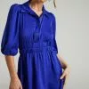 Showpo Raicy Collared Shirred Waist Mini Dress In Blue 1 Showpo Raicy Collared Shirred Waist Mini Dress In Blue -Showpo Shop 1 Raicy Shirred Waist Mini Dress with Collar in Blue 2528SD22020074032529 8