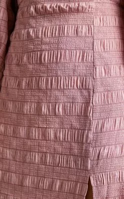 Showpo Tabatha Puff Sleeve Cut Out Midi Dress In Pink Check -Showpo Shop 8 Tabatha Dress in Pink Check 2528SD21020068022529 10