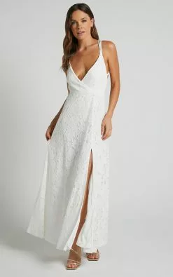 Showpo ADABELLE LACE MAXI DRESS In White -Showpo Shop ADABELLE LACE MAXI DRESS in White 2
