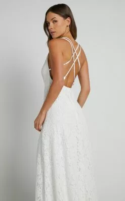 Showpo ADABELLE LACE MAXI DRESS In White -Showpo Shop ADABELLE LACE MAXI DRESS in White 8