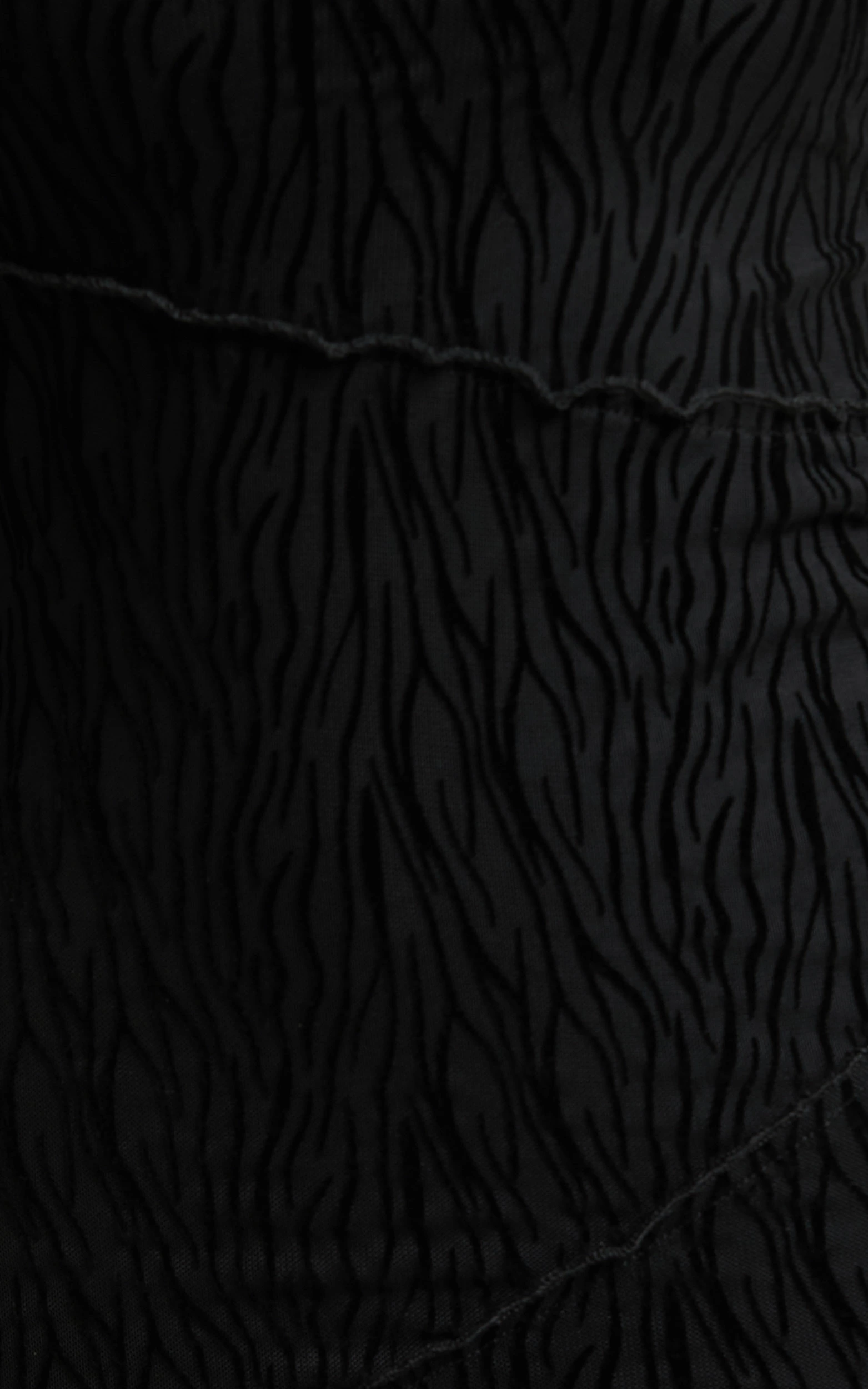 Showpo Jordana Mesh Burnout Midi Dress In Black 4 Showpo Jordana Mesh Burnout Midi Dress In Black - Image 2