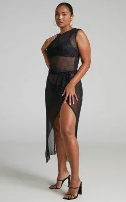 Lioness - Almost Famous Midi Skirt In Black -Showpo Shop Lioness Almost Famous Midi Skirt in Black 2528BB21120025012529 6