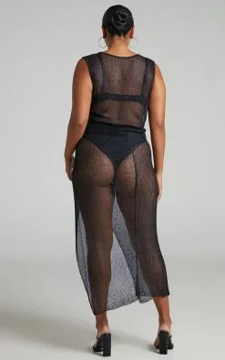 Lioness - Almost Famous Midi Skirt In Black -Showpo Shop Lioness Almost Famous Midi Skirt in Black 2528BB21120025012529 7