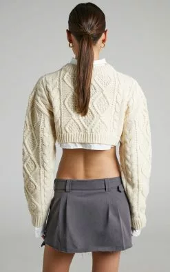 Lioness - Elle Mini Skirt In Grey 10 Lioness - Elle Mini Skirt In Grey -Showpo Shop Lioness Elle Mini Skirt in Grey 2528BB22040037022529 3