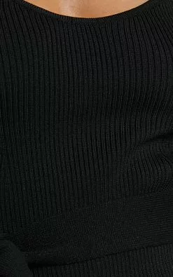 Showpo Lynna Long Sleeve Bodycon Mini Dress In Black -Showpo Shop Lynna Long Sleeve Bodycon Mini Dress in Black 10