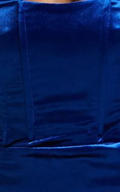 Showpo Marcelina Strapless Corset Velvet Mini Dress In Cobalt 19 Showpo Marcelina Strapless Corset Velvet Mini Dress In Cobalt -Showpo Shop Marcelina strapless corset velvet mini dress in Cobalt 8