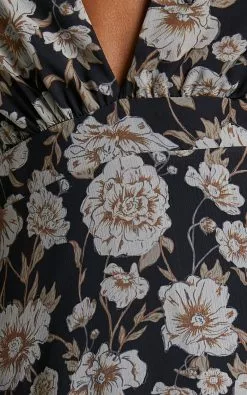 Showpo Negroni Dress In Golden Floral -Showpo Shop Negroni Dress in Golden Floral 8