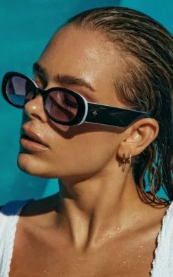 Peta And Jain - Jones Sunglasses In Black/White