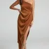Showpo Parker Asymmetric Drape Front One Shoulder Maxi Dress In Bronze 2 Showpo Parker Asymmetric Drape Front One Shoulder Maxi Dress In Bronze -Showpo Shop Parker Asymmetric Drape Front Dress in Bronze 2528SD22050014012529 1