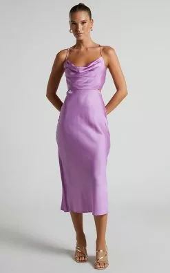 RUNAWAY THE LABEL - CHARIS SLIP DRESS In IRIS 15 RUNAWAY THE LABEL - CHARIS SLIP DRESS In IRIS -Showpo Shop RUNAWAY THE LABEL CHARIS SLIP DRESS in IRIS 1