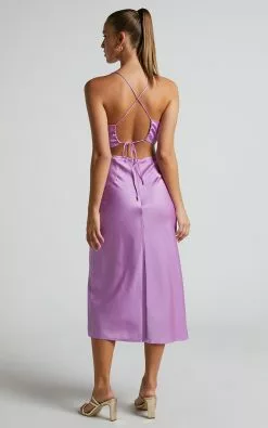 RUNAWAY THE LABEL - CHARIS SLIP DRESS In IRIS 18 RUNAWAY THE LABEL - CHARIS SLIP DRESS In IRIS -Showpo Shop RUNAWAY THE LABEL CHARIS SLIP DRESS in IRIS 6