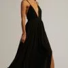 Showpo Shes A Delight Maxi Dress In Black
