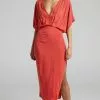 Showpo Sunshine Plunge Neck Midi Dress In Burnt Orange 1 Showpo Sunshine Plunge Neck Midi Dress In Burnt Orange -Showpo Shop SUNSHINE PLUNGE NECK MIDI DRESS IN BURNT ORANGE