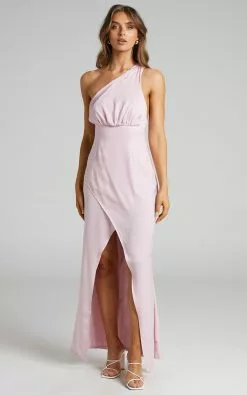 Showpo Sandara One Shoulder Strappy Back Maxi Dress In Dusty Pink 16 Showpo Sandara One Shoulder Strappy Back Maxi Dress In Dusty Pink -Showpo Shop Sandara One Shoulder Strappy Formal Dress in Dusty Pink 2528SD21100141032529