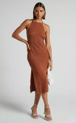 Seven Wonders - Barbados Dress In Soil -Showpo Shop Seven Wonders Barbados Dress in Soil