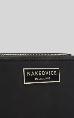 Nakedvice - The Lexie Nylon Bag In Black / Gold 13 Nakedvice - The Lexie Nylon Bag In Black / Gold -Showpo Shop THE LEXIE BLACK GOLD 59