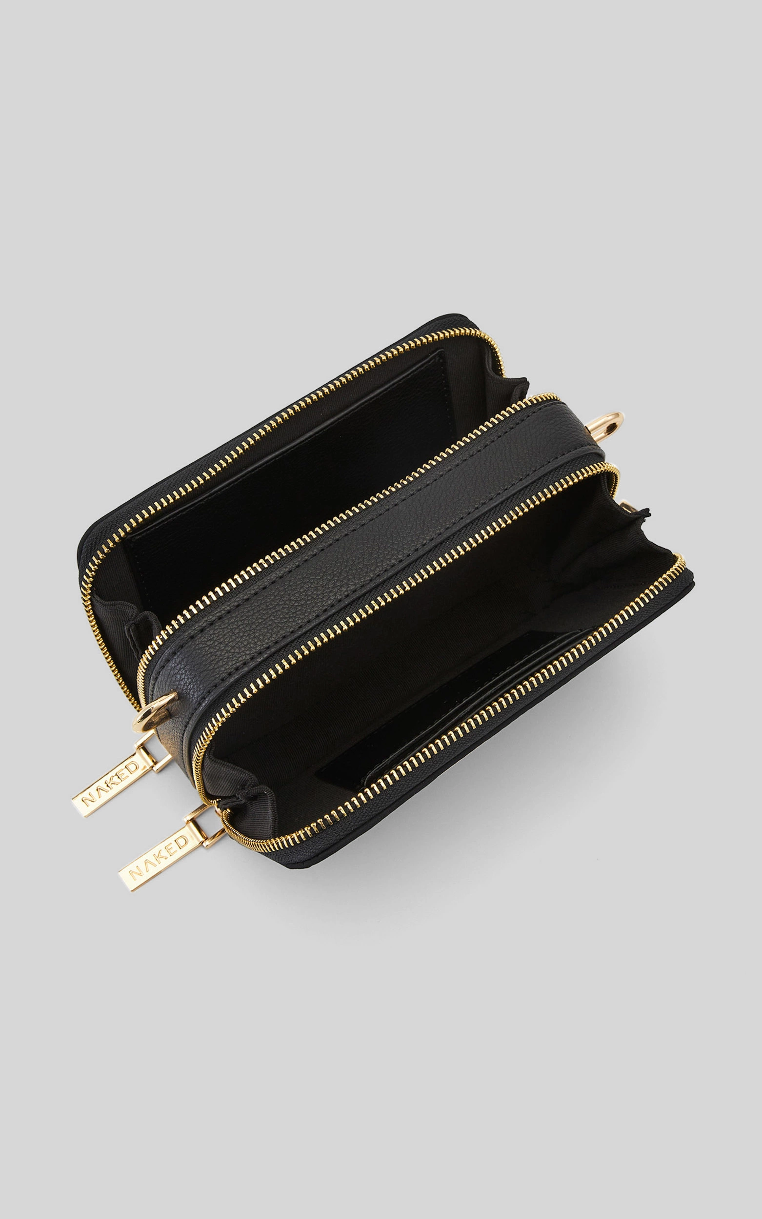 Nakedvice - The Lexie Nylon Bag In Black / Gold 5 Nakedvice - The Lexie Nylon Bag In Black / Gold - Image 3