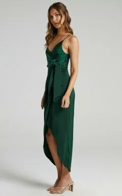 Showpo How Will I Know Dress In Emerald -Showpo Shop emerald s007163 99