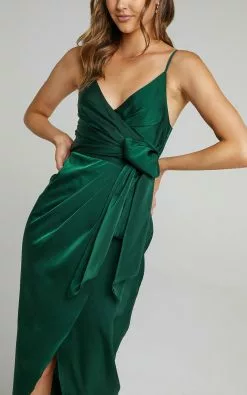 Showpo How Will I Know Dress In Emerald -Showpo Shop tnemerald s007163 1