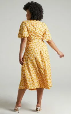 Showpo Wild And Free Mind Midi Dress In Sunflower Print -Showpo Shop wildandfreeminddressinsunflowerprint s010055 9
